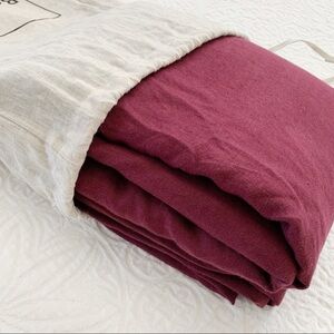 Bed Threads 100% French Flax Linen‎ Duvet Cover (Twin / Twin XL)